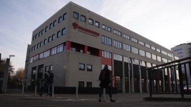 Amsterdam 'daki itfaiye binası Hollanda 2019