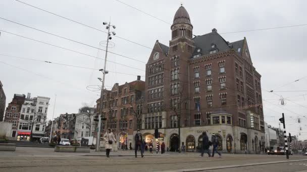 Budova Gebouw Industria Amsterdamu Nizozemsko 2020 — Stock video