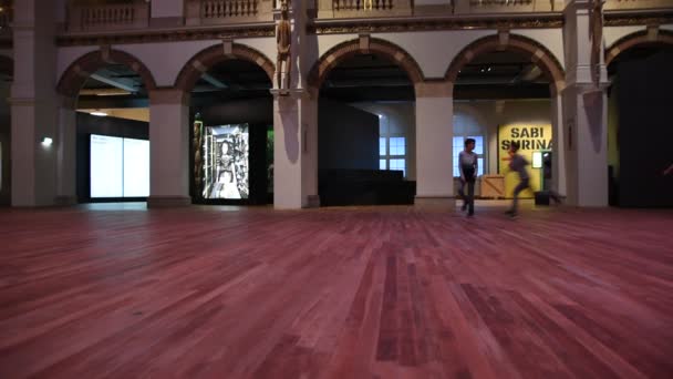 Floor Tropenmuseum Amtserdam Netherlands 2019 — Stock video