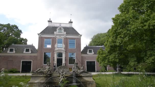 アムステルダムのHuize Frankendael Building オランダ2020 — ストック動画