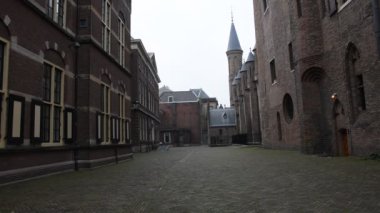 Lahey 'deki Binnenhof' un içinde Hollanda 2019