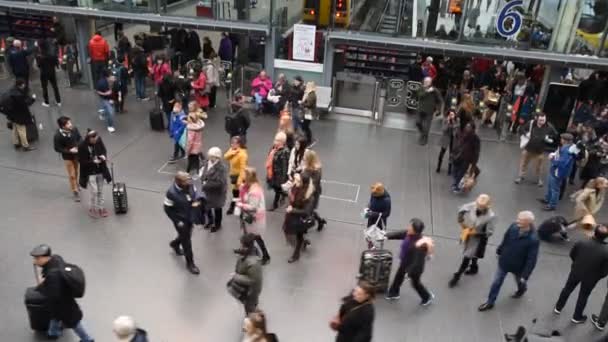 Piccadilly Station Manchester England 2019 — Stockvideo