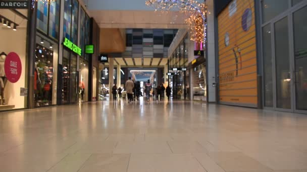 Hoog Catharijne Shopping Mall Utrecht Niederlande 2019 — Stockvideo