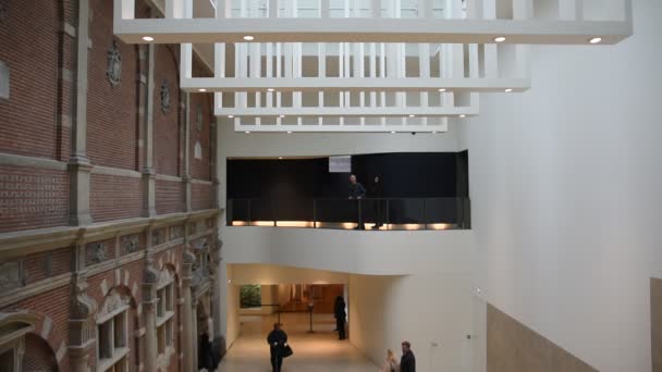 Rijksmuseum Alla Mostra Rembrandt Velazquez Amsterdam Paesi Bassi 2019 — Video Stock