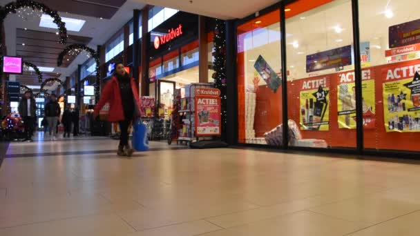 Kruidvat Shop Shopping Mall Diemen Netherlands 2019 — 图库视频影像