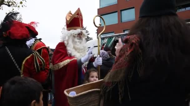 Rencontre Sinterklaas Diemerplein Diemen Pays Bas 2019 — Video