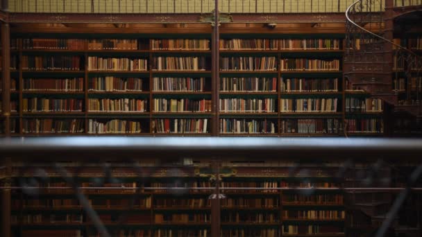 Biblioteca Antiga Rijksmuseum Amsterdã Holanda 2019 — Vídeo de Stock