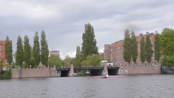 Kramerbrug Bij Amsterdam Mei 2020 — Stockvideo