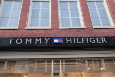 Utrecht 'teki Billboard Tommy Hilfiger Hollanda 27-12-2019
