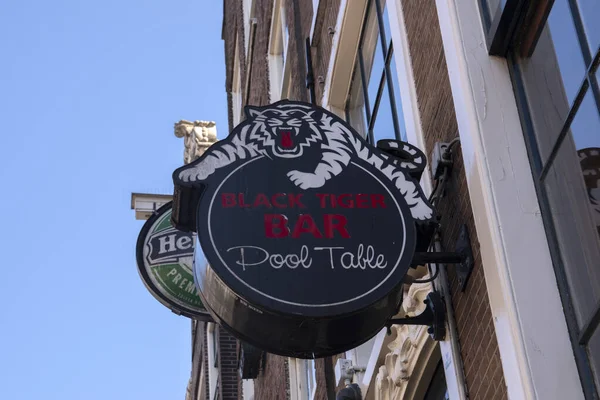 Tygří Bar Amsterdamu Nizozemsko 2020 — Stock fotografie