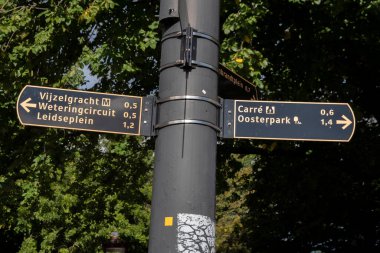 Amsterdam 'da Yön İşareti 29-9-2020
