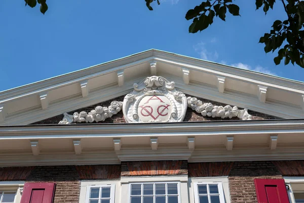Ornament Aan Het Admiraliteitslijnbaangebouw Amsterdam 2020 — Stockfoto
