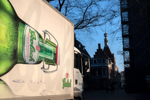 Grolsch Company Truck Utrecht Holanda 2019 — Fotografia de Stock