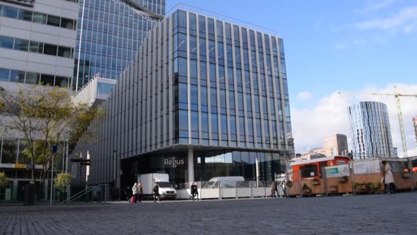 Budynek Regus Amsterdamie Holandia 2019 — Wideo stockowe