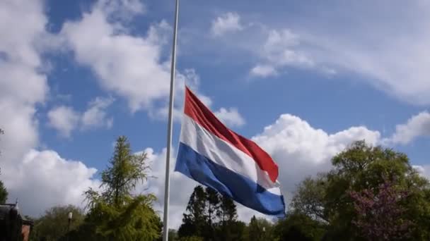 Remembering Casualties World War Nieuwe Ooster Cemetery Amsterdam Netherlands 2019 — Stock Video