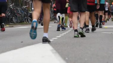 Amsterdam Maratonunda Koşan Hollanda 2019