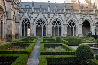 Utrecht 'teki Domkerk Kilisesi' nde Hollanda 27-12-2019