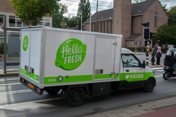 Hello Fresh Company Car Amsterdam 네덜란드 2019 — 스톡 사진