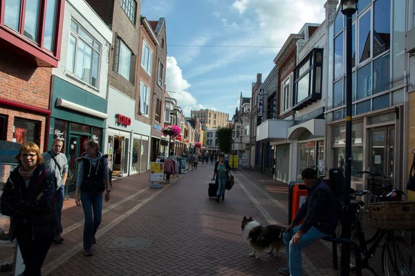 Den Helder Deki Keizerstraat Sokağı Hollanda 2019 — Stok fotoğraf