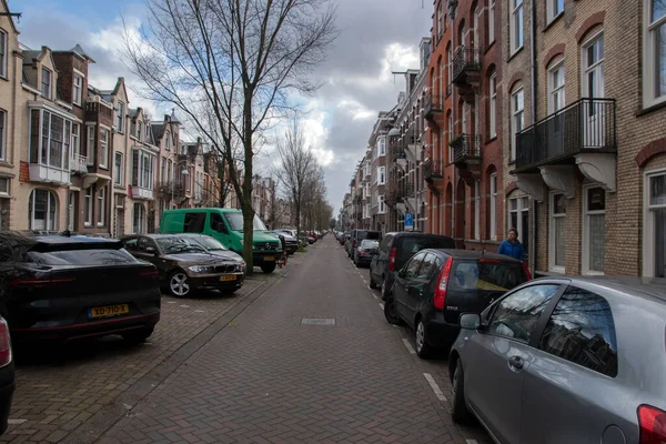 Linnaeusparkweg Street Amsterdam Nizozemsko 2020 — Stock fotografie