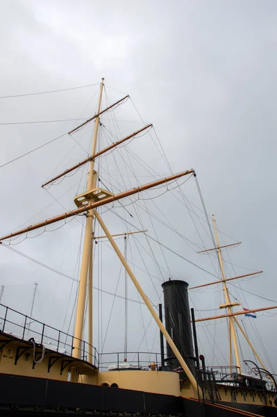 Masthead Корабль Schorpioen Den Helder Нидерланды 2019 — стоковое фото