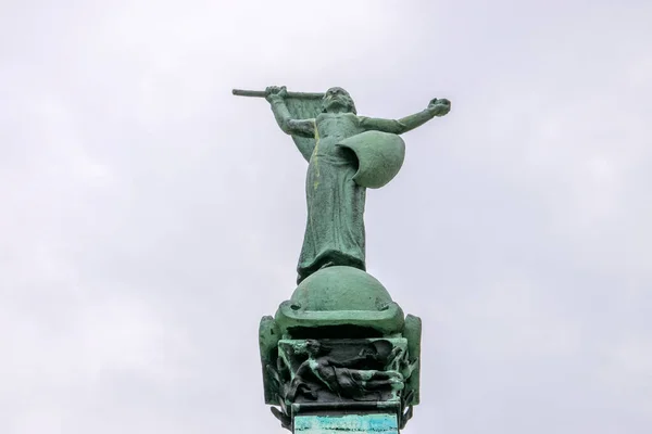 Denkmal Widerstandskämpfer Zweiter Weltkrieg Amsterdam Niederlande 2019 — Stockfoto