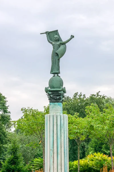 Denkmal Widerstandskämpfer Zweiter Weltkrieg Amsterdam Niederlande 2019 — Stockfoto