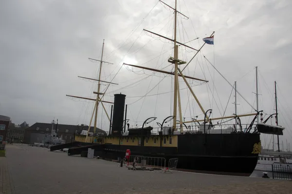 Корабль Schorpioen Den Helder Нидерланды 2019 — стоковое фото