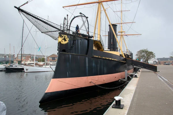 Sideview Ship Schorpioen Den Helder Netherlands 2019 — Stock Photo, Image