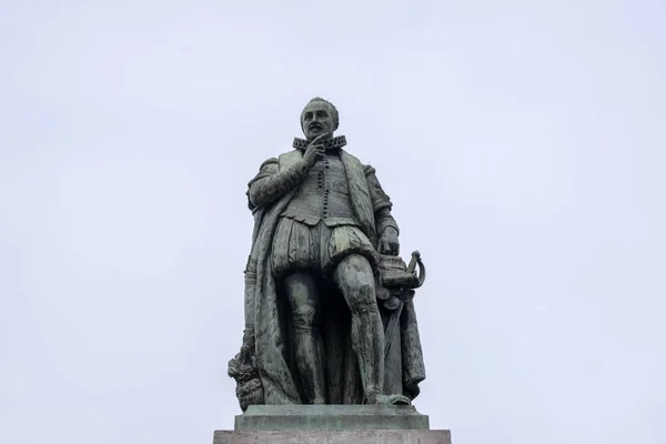 Statue Willem Der Erste Den Haag Niederlande 2019 — Stockfoto