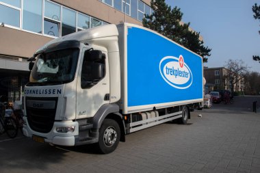 Amsterdam 'daki Trekpleister Şirketi Kamyonu Hollanda 3-3-2021