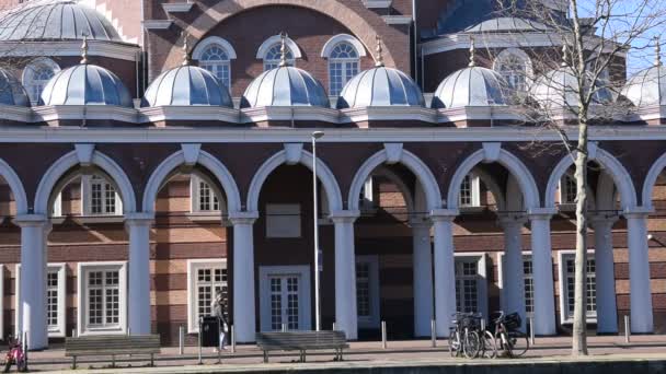 Amsterdam Daki Aya Sofya Camii 2020 Coronavirüs Salgını Nedeniyle Kapatıldı — Stok video