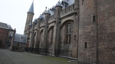 Den Haag 'daki Binnenhof Binası Hollanda 2019