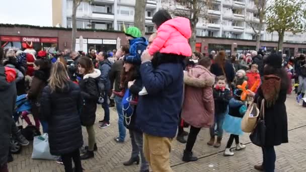 Das Sinterklaas Festival Diemerplein Niederlande 2019 — Stockvideo