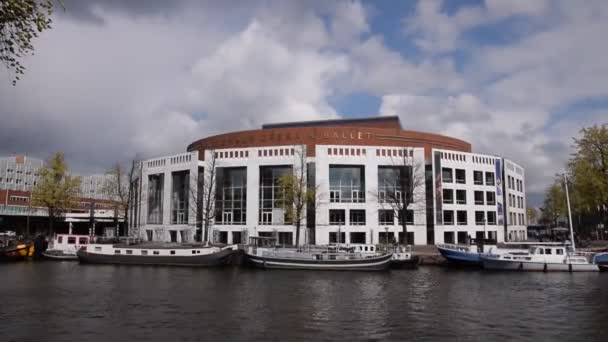 Edificio Stopera Ámsterdam 2019 — Vídeos de Stock