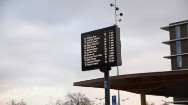 Amsterdam Amstel İstasyonu 'ndaki Zaman Tablosu 2019 Hollanda