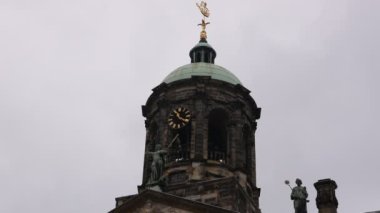 Tower Of The Palace On The Dam Square Amsterdam The Netherlands 2020