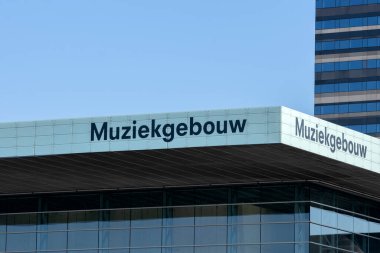 Muziekgebouw Aan 'T IJ Binası Amsterdam Hollanda 5-4-2020