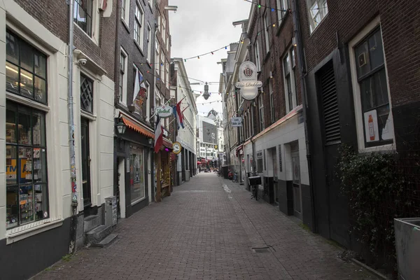 Korte Fellifdwarsstraat Амстердаме Нидерланды 2020 — стоковое фото