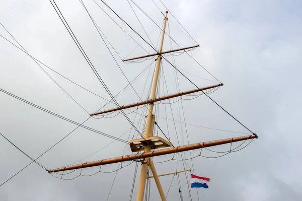 Masthead Ship Schorpioen Den Helder Netherlands 2019 — Stock Photo, Image