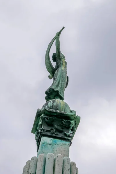 Denkmal Widerstandskämpfer Zweiter Weltkrieg Amsterdam Niederlande 2019 — Stockfoto