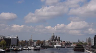 Amsterdam Oosterdok 'a Bakış 2019 Hollanda
