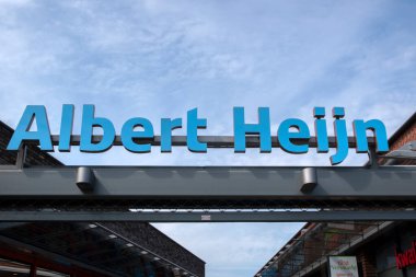 Billboard Albert Heijn Süpermarket Weesp, Hollanda 28-4-2021