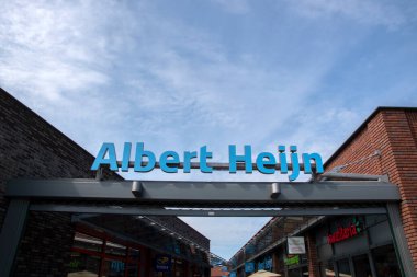 Billboard Albert Heijn Süpermarket Weesp, Hollanda 28-4-2021