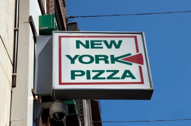 Billboard New York Pizza Amsterdam 'da Hollanda 2019