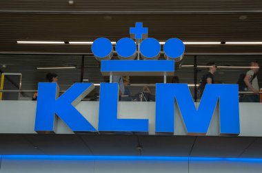 Billboard klm Schiphol Havaalanı Hollanda 2019