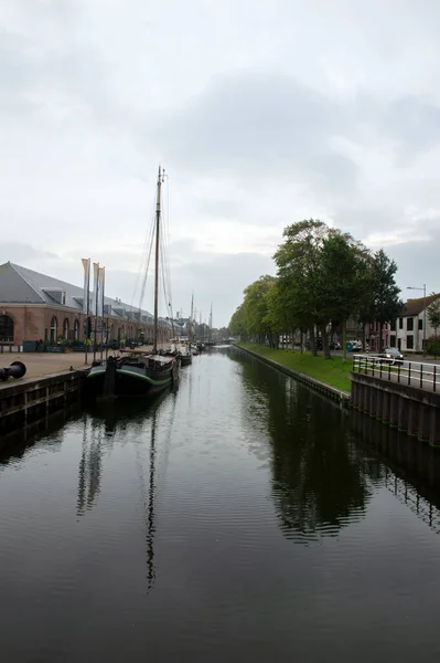 Barcos Complexo Willemsoord Den Helder Holanda 2019 — Fotografia de Stock