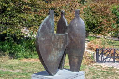 Amsterdam 'da Bronz Heykel İletişimi Hollanda 2018