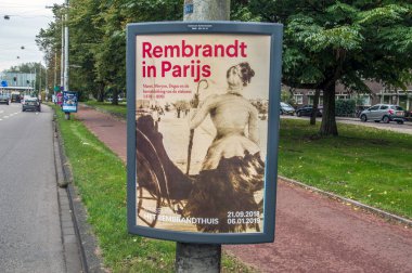 Rembrandt 'ın Rembrandt Sergisi' nden Centercom Billboard Rembrandt Rembrandt Rembrandt Amsterdam 'da 2018