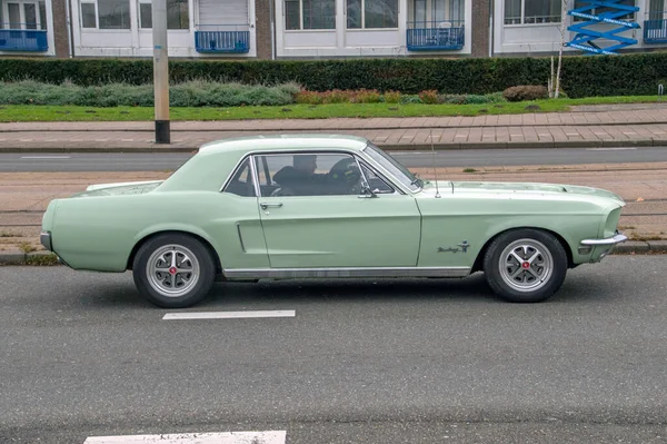 Close Mustang Car Diemen Nizozemsko 2018 — Stock fotografie